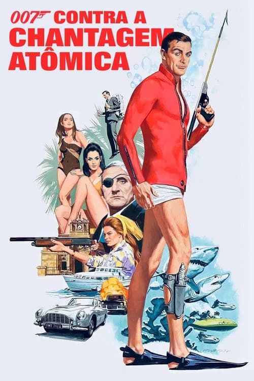 Pôster de 007 Contra a Chantagem Atômica